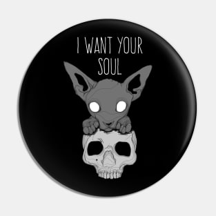 death cat Pin