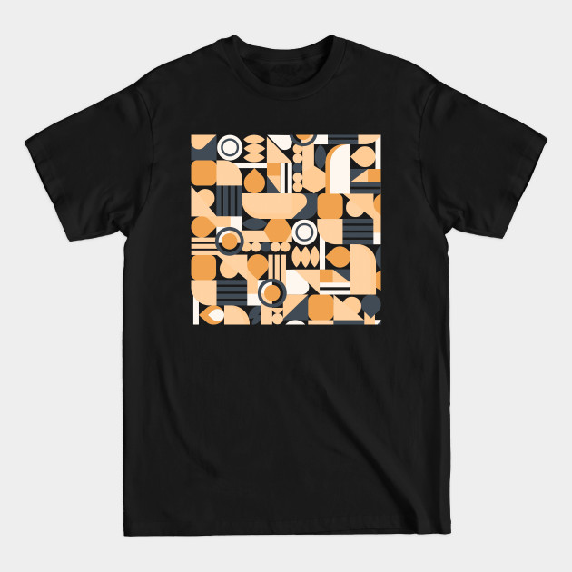 Discover Orange geometric pattern abstract - Pattern - T-Shirt