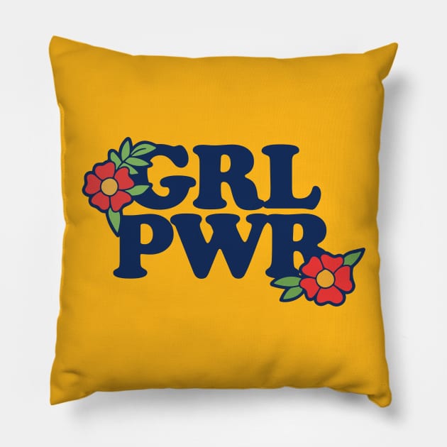 GRL PWR Pillow by bubbsnugg