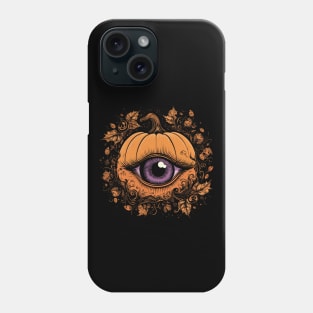 Halloween Pumpkin, Spooky Pumpkin Face Phone Case