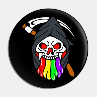 Reaper rainbow Pin