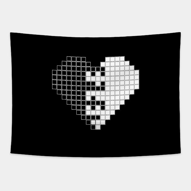 Tetris Lock the Love 1st Tapestry by crtswerks