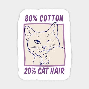 80% cotton 20%hair Magnet