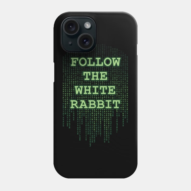 Follow the White Rabbit Phone Case by DCLawrenceUK