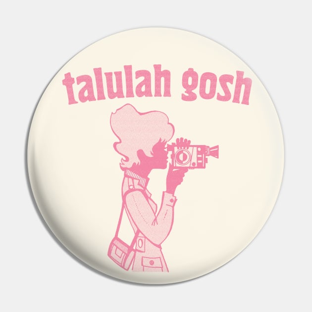 Talulah Gosh / Twee Fan Art Tribute Design Pin by CultOfRomance