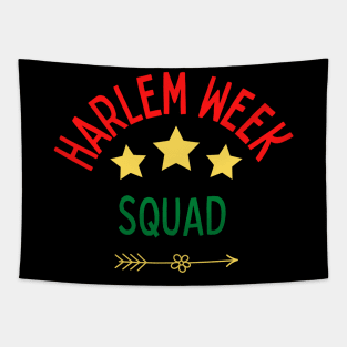 Harlem Week Squad With Stars And Arrow Tapestry