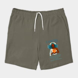 Cancer Girl Magic – Intuitive Black Woman Zodiac Shorts