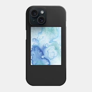 Blue Watercolor Texture Phone Case