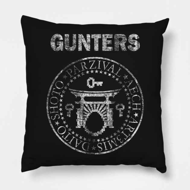 The Gunters Vintage Option Pillow by machmigo