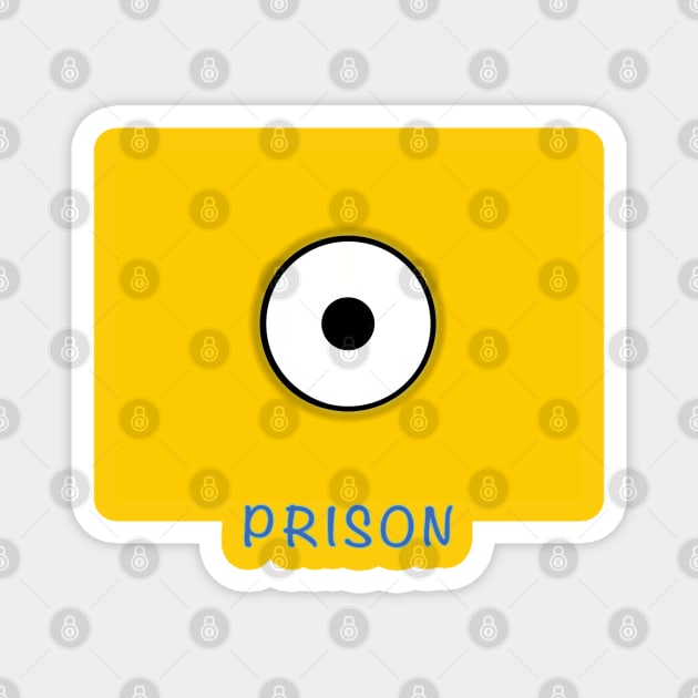 MINI YELLOW PRISON Magnet by LuckYA