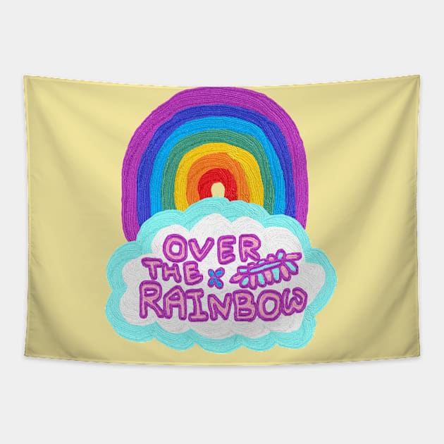 over the rainbow Tapestry by zzzozzo