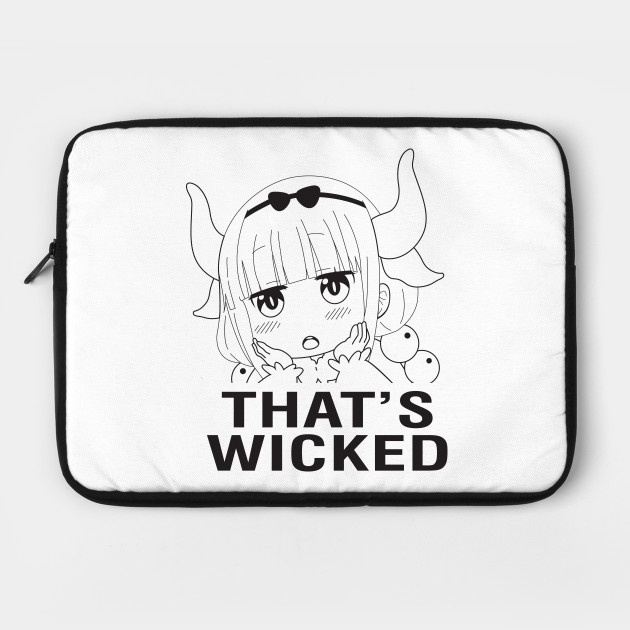 Kanna That S Wicked White Kanna Kamui Laptop Case Teepublic Kanna That S Wicked White Kanna Kamui Laptop Case Teepublic