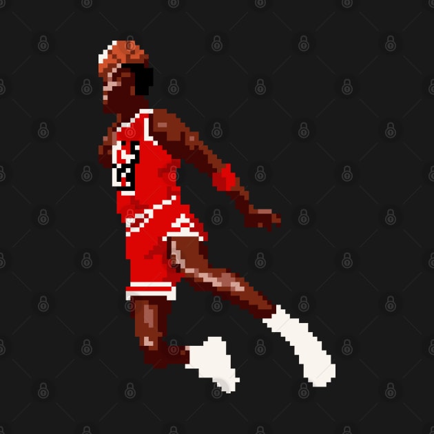 Michael Jordan pixel dunk by qiangdade