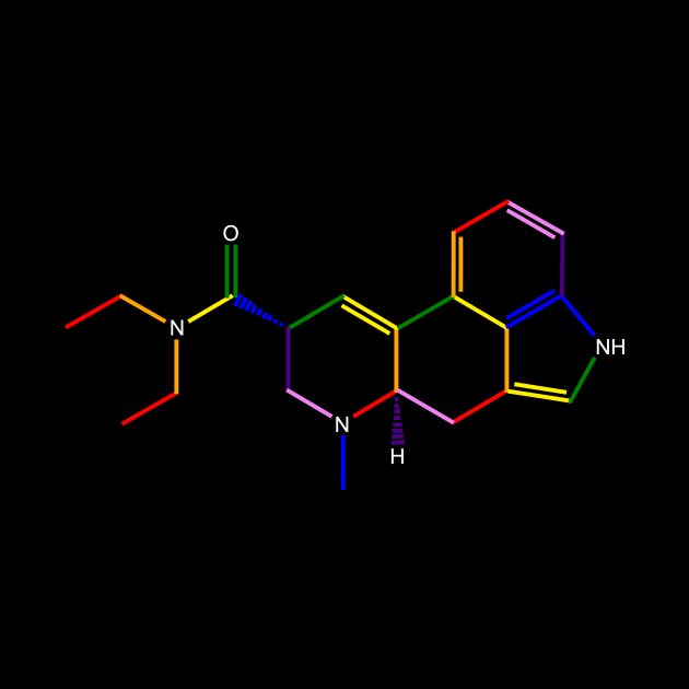 LSD Rainbow Molecule Chemistry by ChemECool