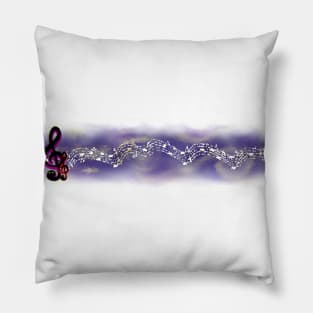 Music and Manuscripts Stars Pillow