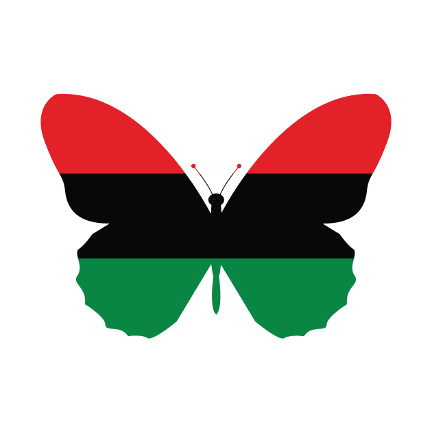 Black Liberation Butterfly by Wickedcartoons