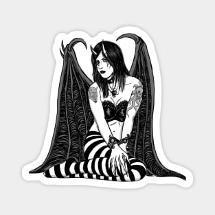 DEMONESS WITH WINGS Magnet