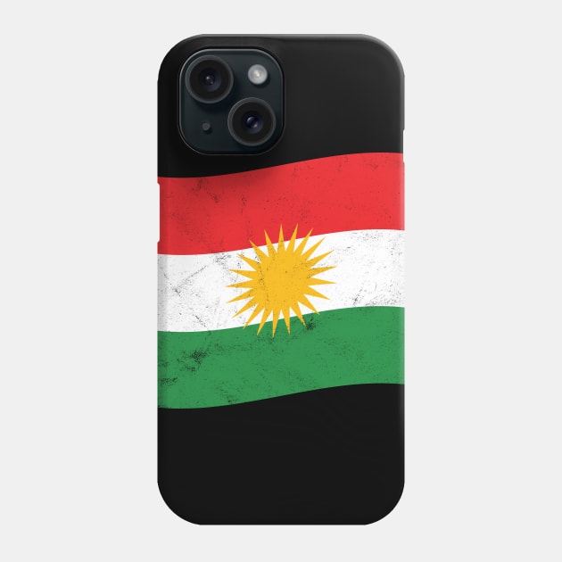 Flag star Free Kurdistan Phone Case by avshirtnation