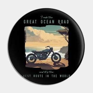 I rode the Great Ocean Road and it is the best motorcycle route in the world Pin