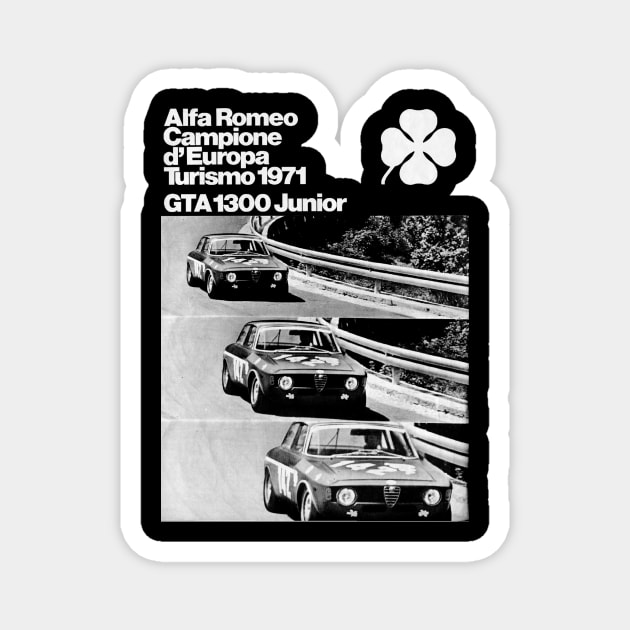 alfa shirt Magnet by retroracing