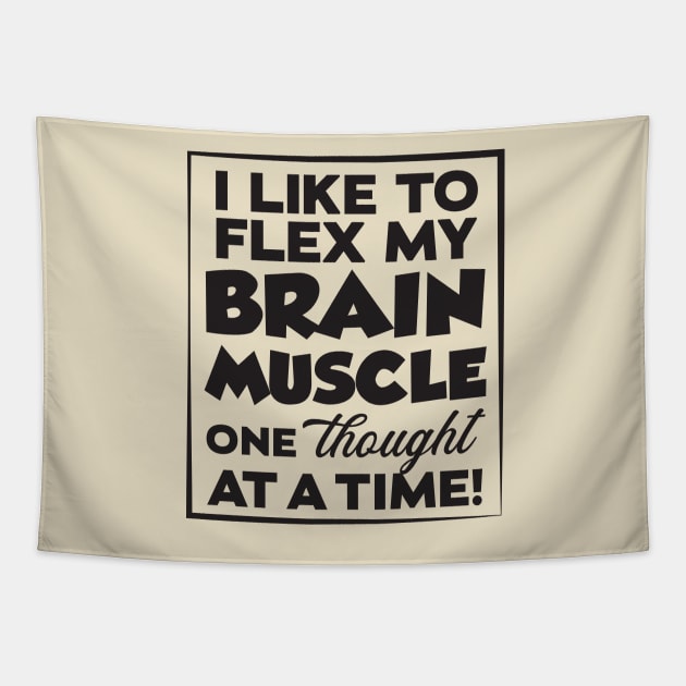 Brain Flex 1 Tapestry by ShawnMelbourne