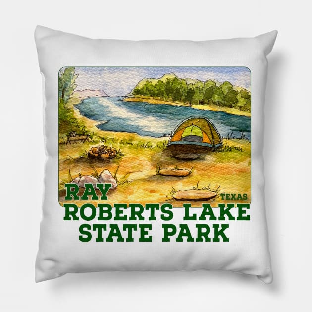 Ray Roberts Lake State Park, Texas Pillow by MMcBuck