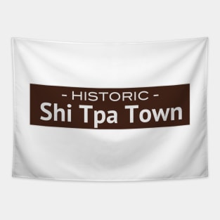 Historic Shi Tpa Town Tapestry