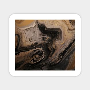 Sands of Time Abstract Acrylic Art Magnet