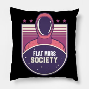 Flat Mars Society Pillow