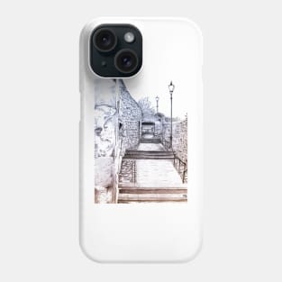 Saut Girnal Wynd: Dysart in Fife, Scotland [Colour version] Phone Case