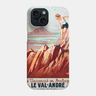 Le Val Andre France Vintage Poster 1930 Phone Case