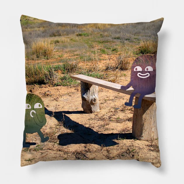 Bud on Earth- Sighting 8 Pillow by knitetgantt