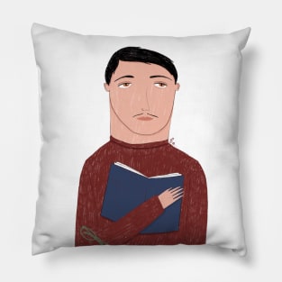 Bookwarm Man Pillow