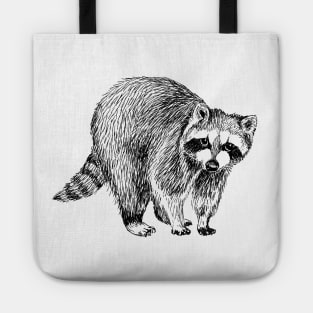 Raccoon Illustration Tote