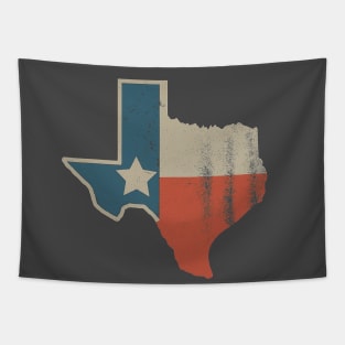 Texas State Pride - Rustic Lone Star Graphic Tapestry