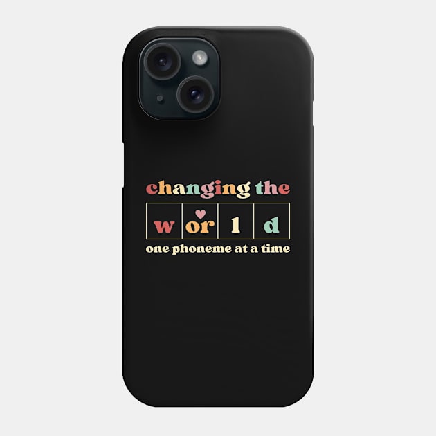 Science of Reading Teacher - Dyslexia Phone Case by Davidsmith