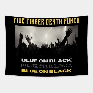 Blue And Black Tapestry