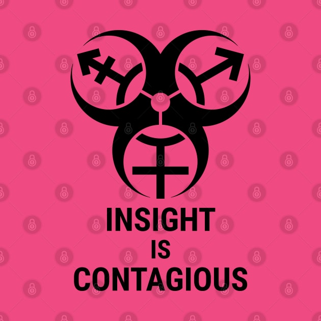 insight is contagious (trans biohazard) - black text by GenderConcepts