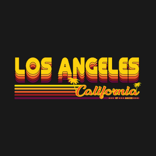 Los Angeles California Retro and Vintage Design T-Shirt