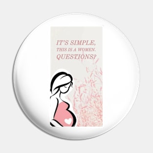 A real women Pin