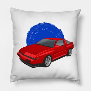 Red Mitsubishi Starion Turbo 1982-1990 Pillow