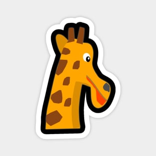 Quirky Giraffe Delight Magnet