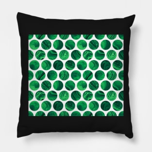 Malachite dots Pillow