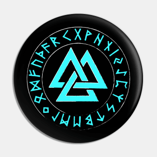 Viking Valknut Symbol Pin