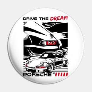 Vintage Porsche 911 Pin