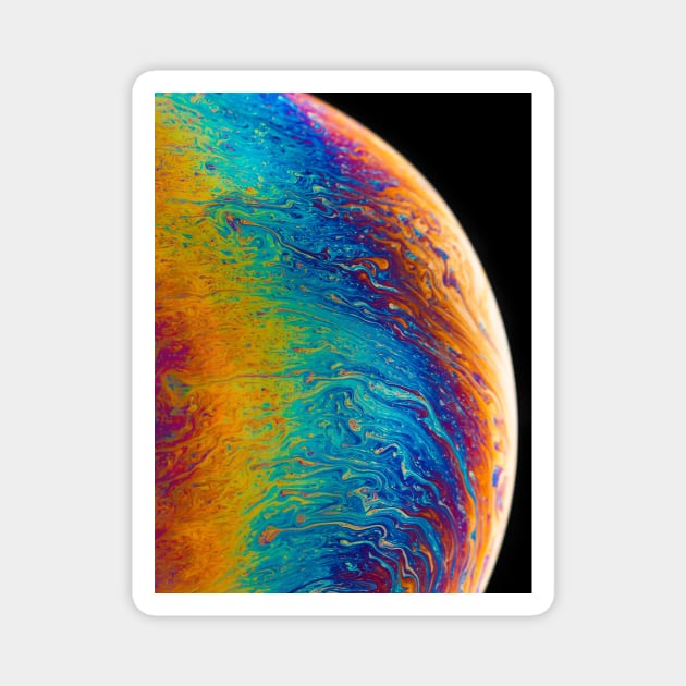 Moon Abstract Magnet by MaiKStore