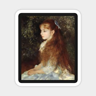 Portrait of Mademoiselle Irene Cahen d'Anvers by Renoir Magnet