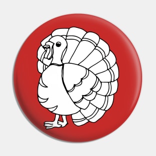 Turkey Birds Pin