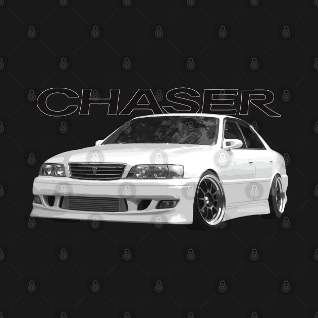 JZX100 TRD TOURER V CHASER MARK II tOYOTA Drift 1jz street car by cowtown_cowboy