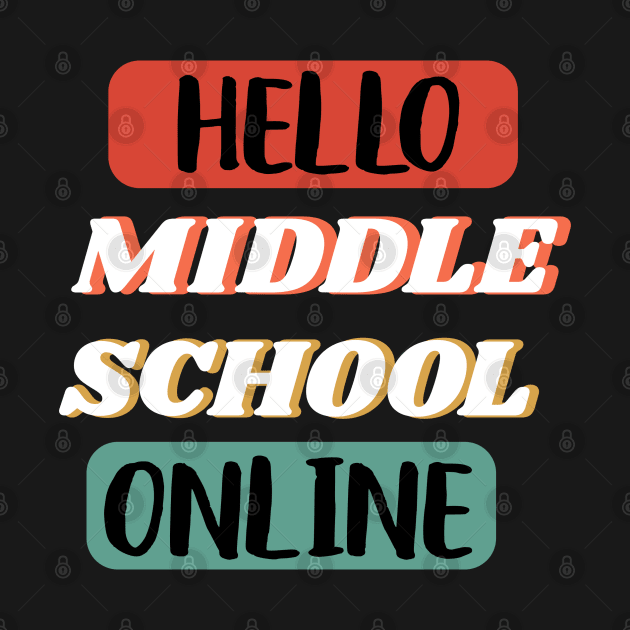 Online Hello Grade Virtual Back to School 2020 - Hello Middle School Online by WassilArt